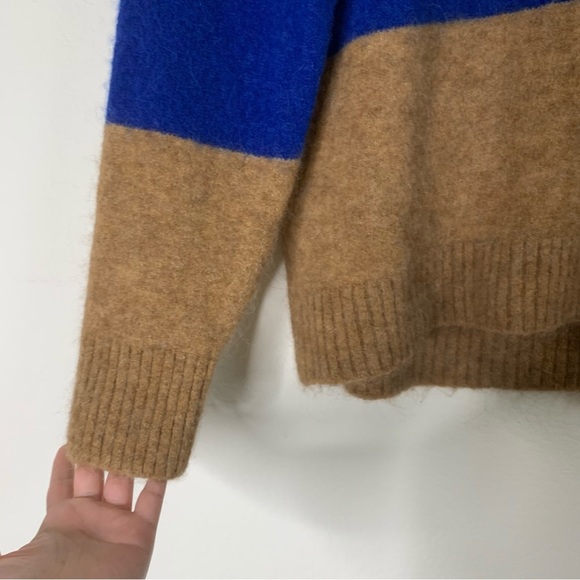 AYR the kickback sweatshirt tri color alpaca blend L - Picture 4 of 8